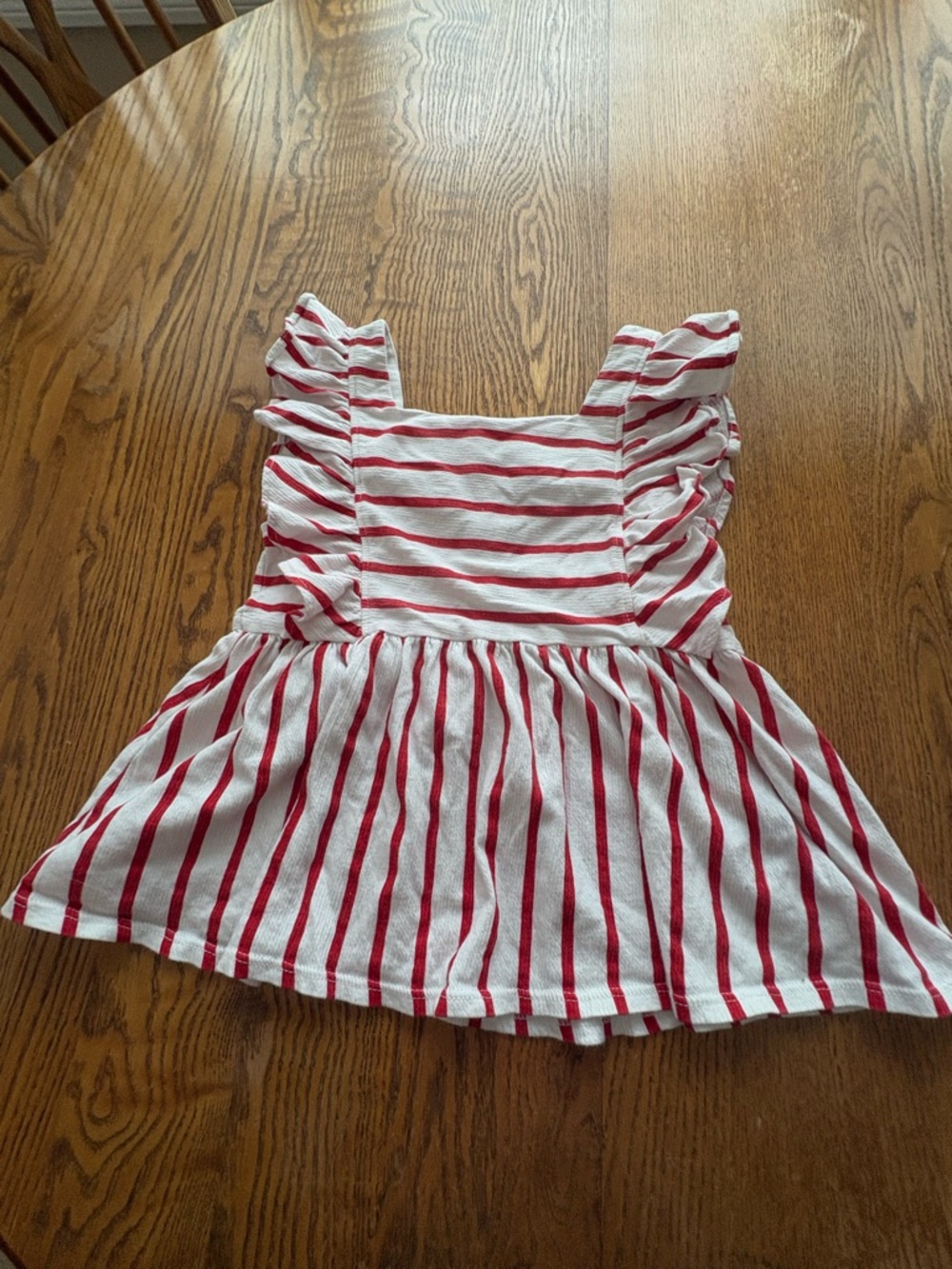 Janie and Jack | Striped Sleeveless Top with White Collar